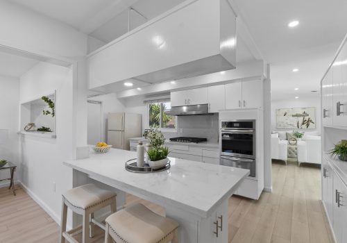 Monterey park white kitchen